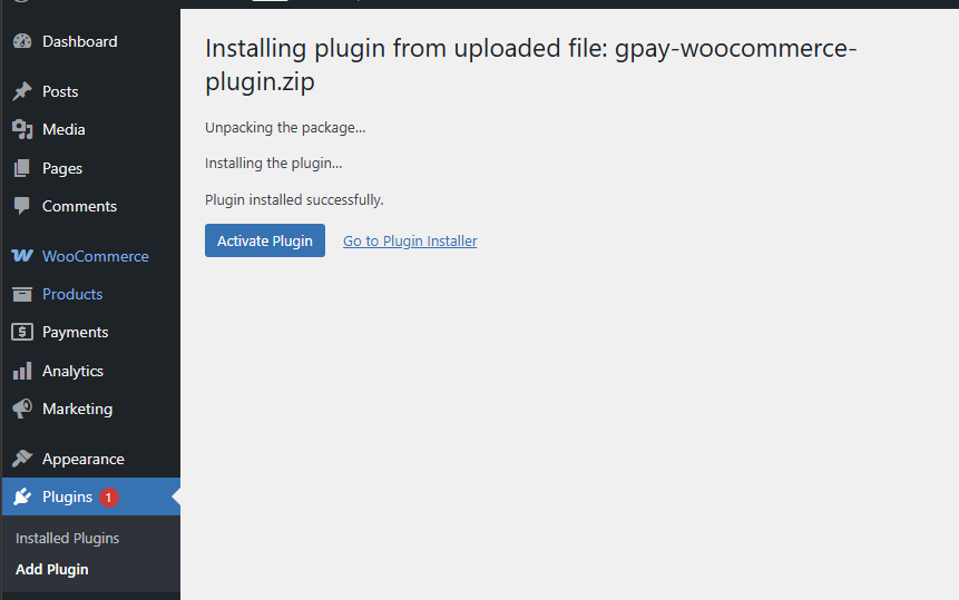 Step 7: Click "Activate Plugin"